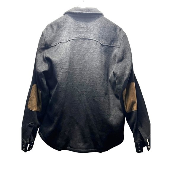 American Rag Men’s Quilted  Elbow Patch Shirt Jacket, Size Large - Picture 2 of 5